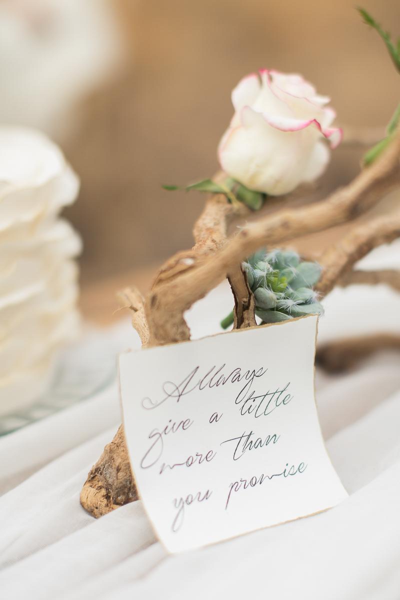 Desert beauty, una decoración de boda en el desierto en All Lovely Party