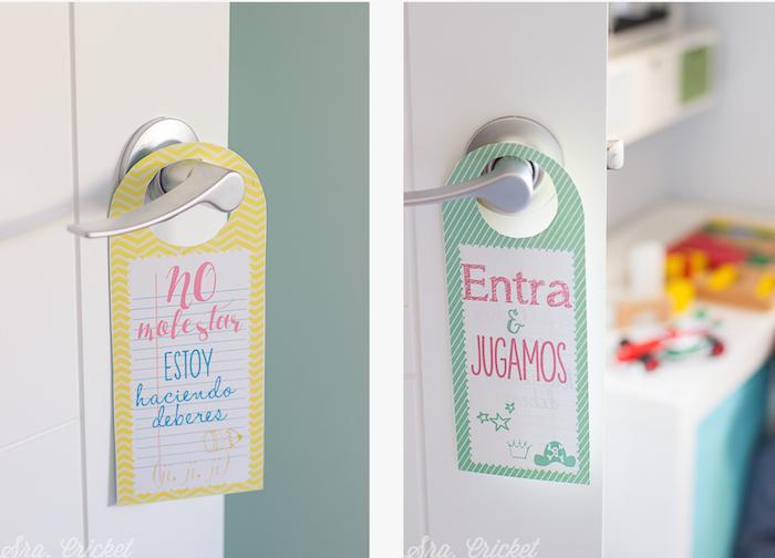 carteles puerta hotel descargable