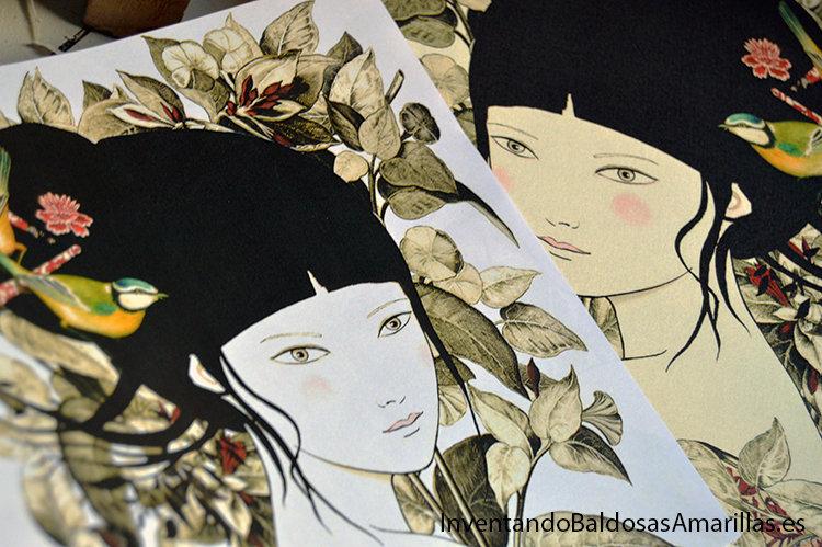 papel para transfer en madera 