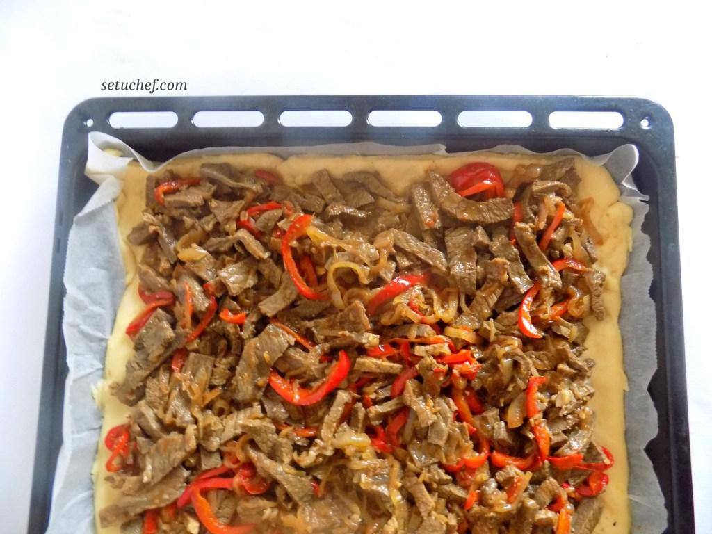 Masa de empanada con relleno
