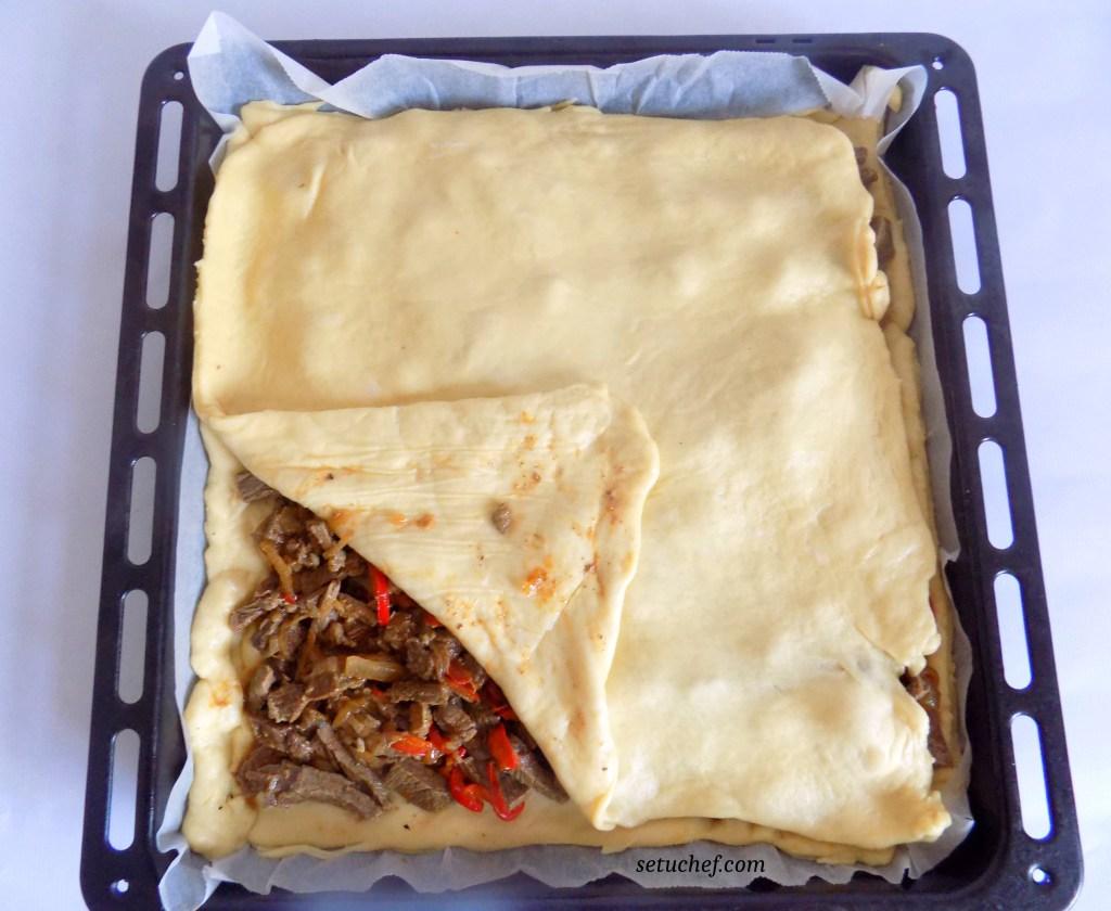 Masa de empanada cubierta