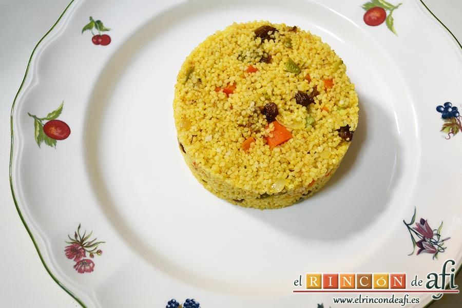 Tabulé estilo Afi, por ejemplo, formando una montañita