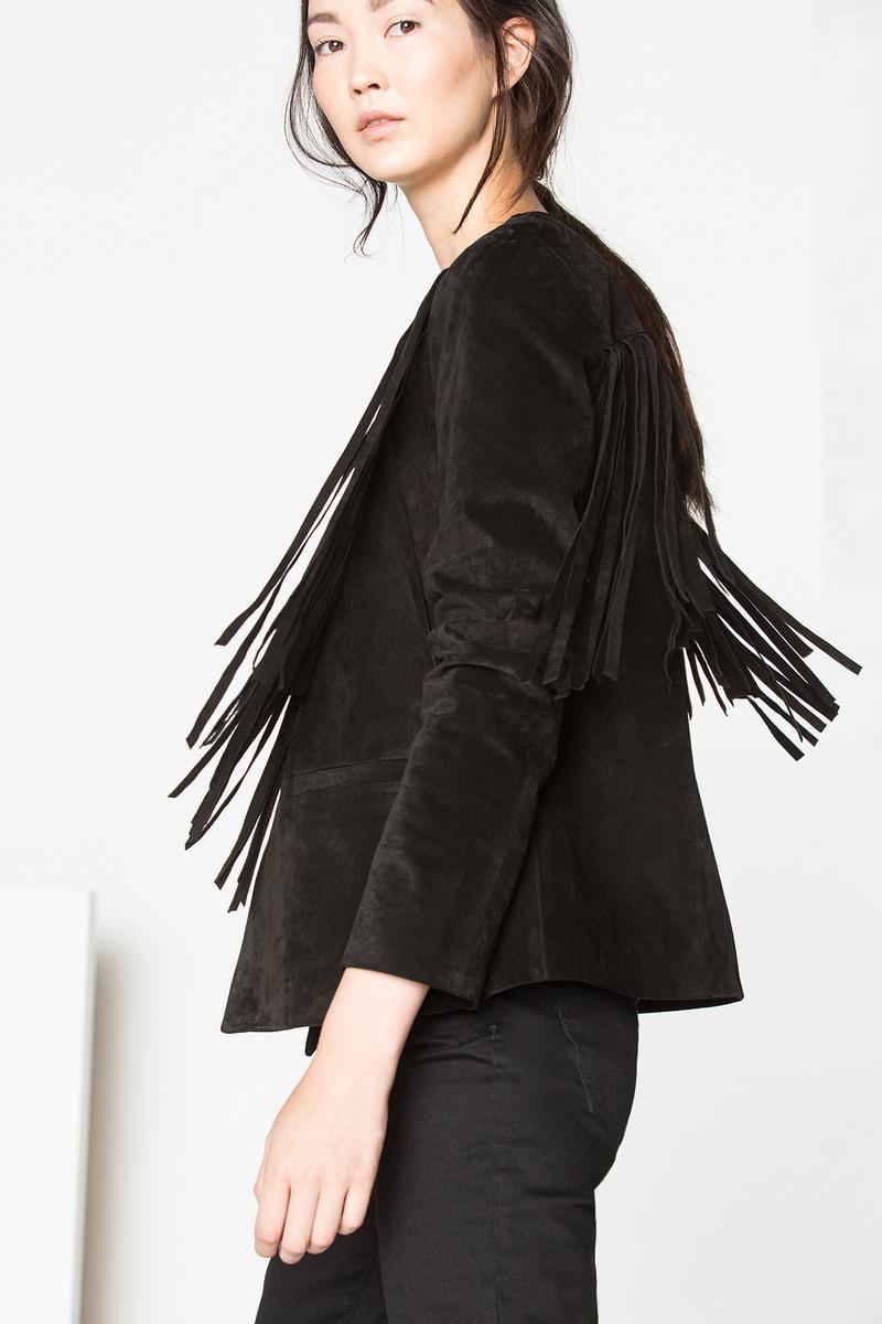 Chaqueta de flecos de Corefiel