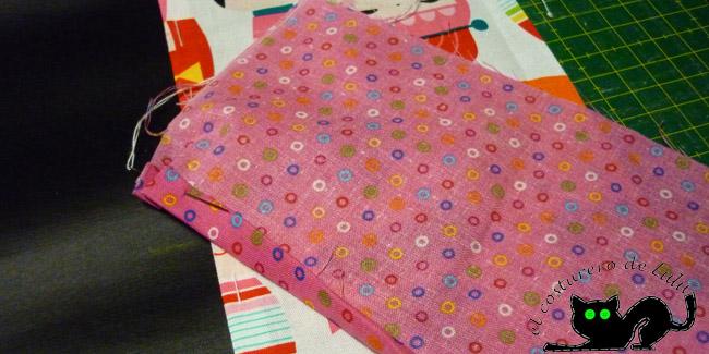 Doblamos dos veces sobre sí mismo para hacer el vuelto