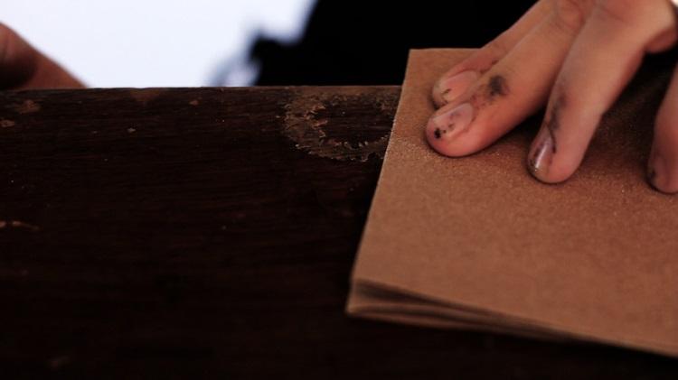 Comoda vintage con chalk paint spray 10