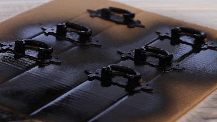 Comoda vintage con chalk paint spray 8