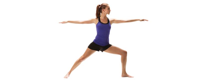 Postura del guerrero 2 o Warrior Asana