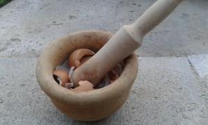 Cáscaras de huevo machacadas, Calcio