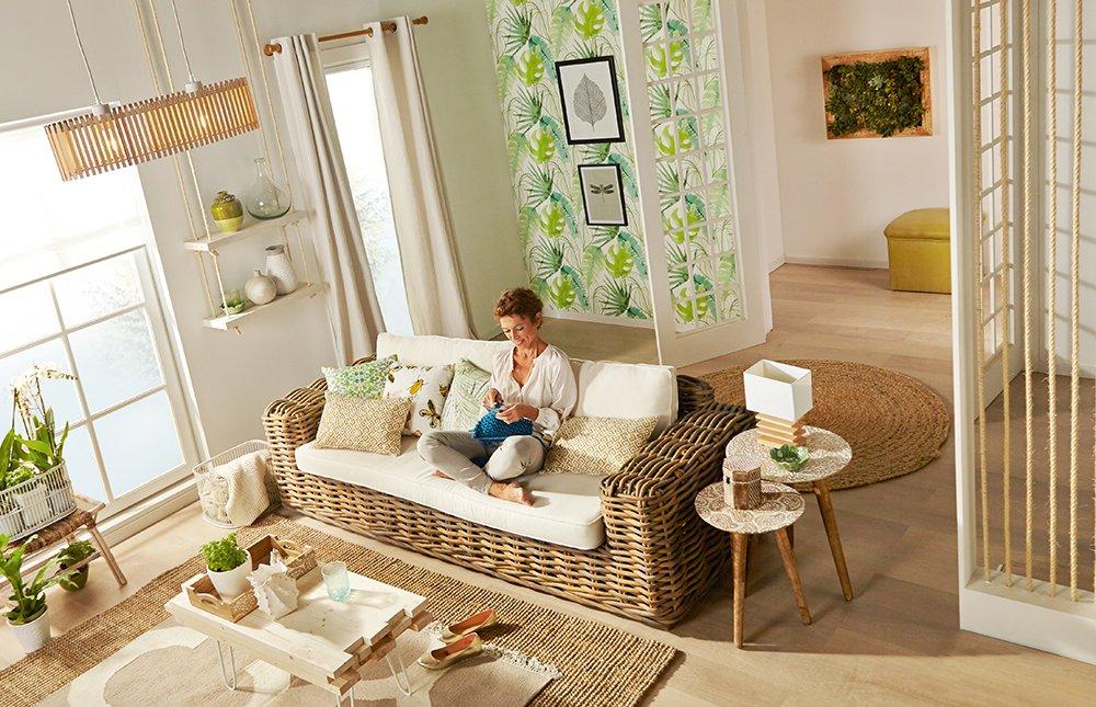 decoración campera salon campo lm