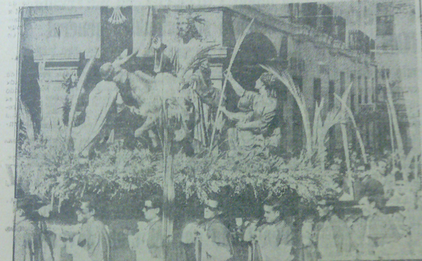 Entrada de Jesús en Jerusalén, Cáceres, 1967