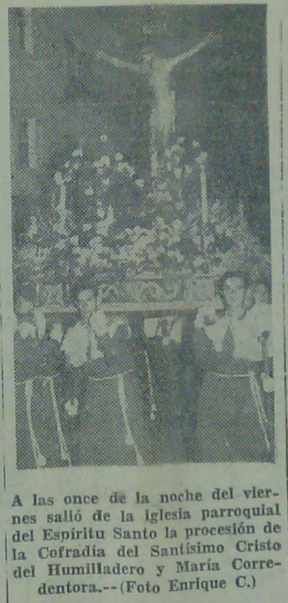 Cristo del Humilladero (Cáceres), en 1967