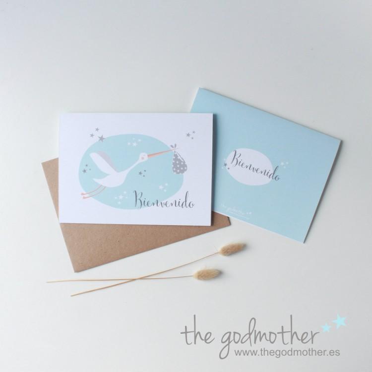 tarjeta bienvenida recién nacido 1