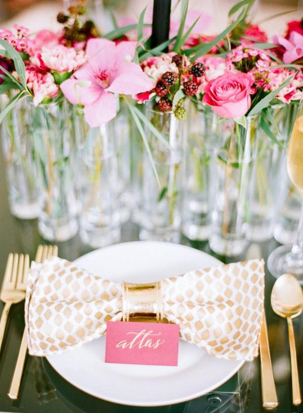 bow-rosa-nombre-card-Ideas de la boda