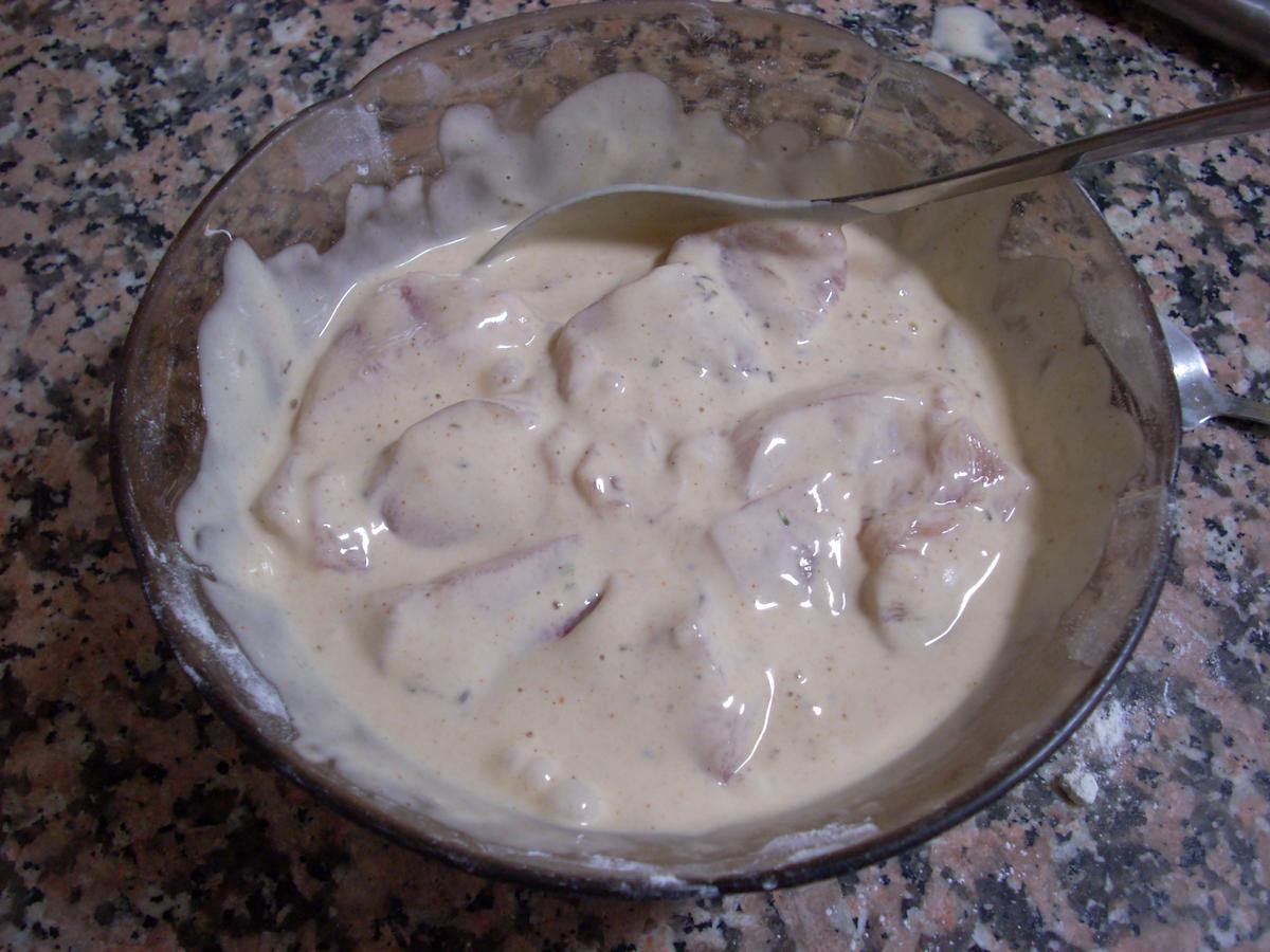 Pollo tempura pimentón