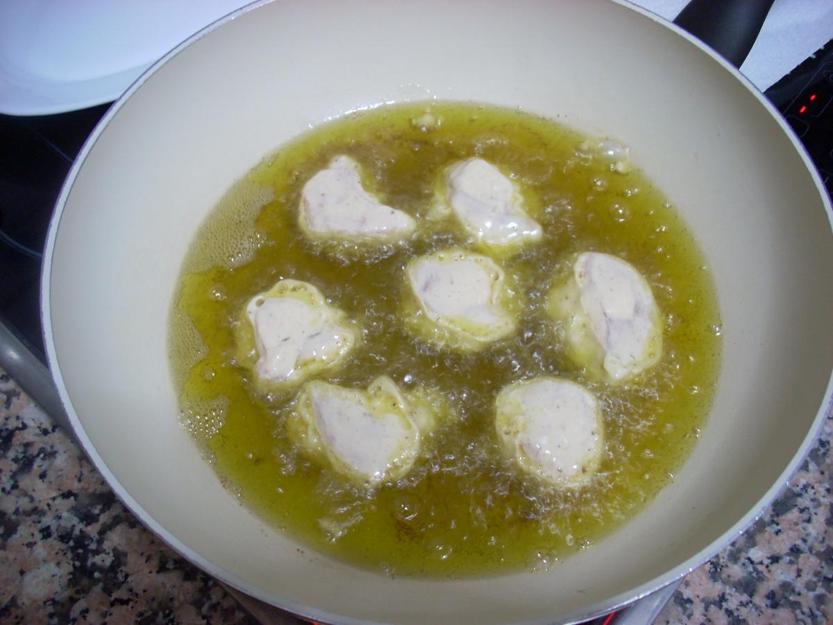 Pollo tempura pimentón