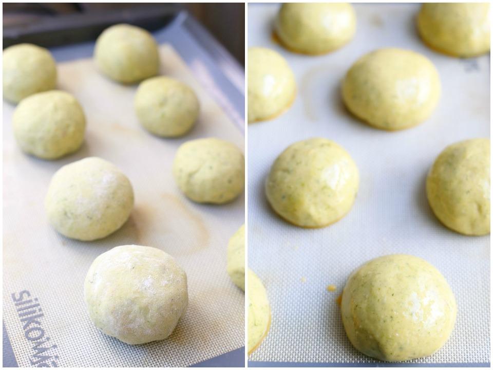 Bollos preñaos de espinacas y bacon