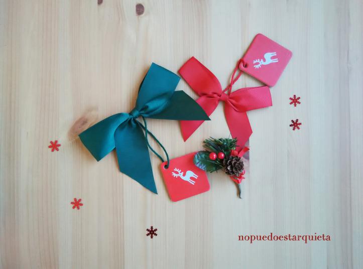 Adorno puerta Navidad lazos