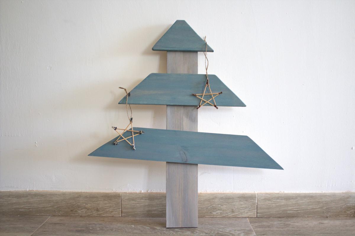 árbol de navidad de palets - resultado final