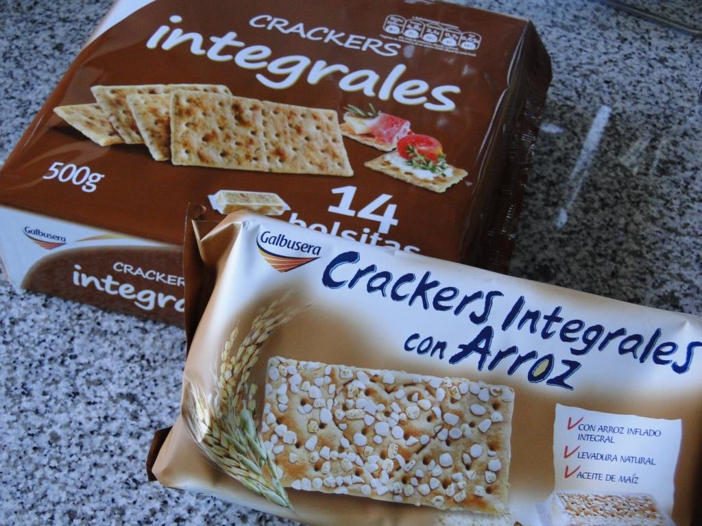 galletas crackers integrales