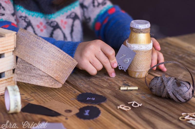 manualidad navideña con niños