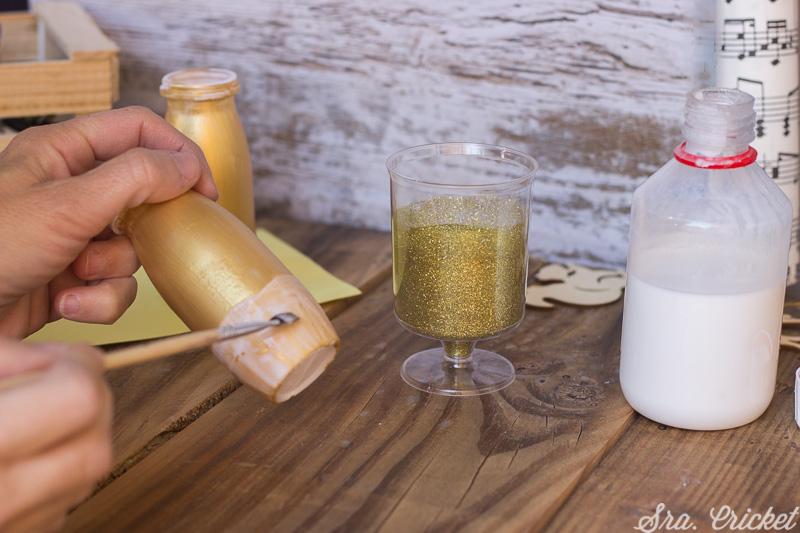 calendario de adviento purpurina