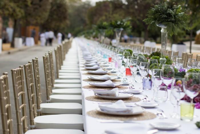 Catering Hindu Abades mesa imperial