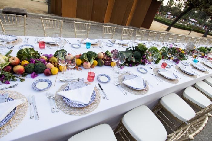 Catering Hindú Abades decoracion mesa