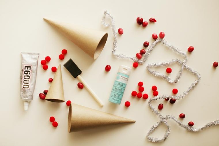 deco conos carton ayas rojas