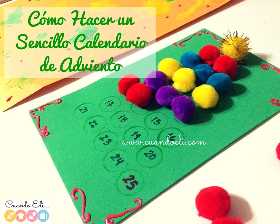 Cómo Hacer un Sencillo Calendario de Adviento