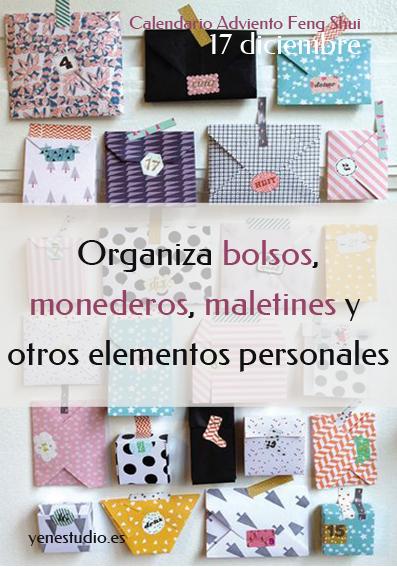 Feng Shui organiza bolsos, monederos, maletines 17 diciembre