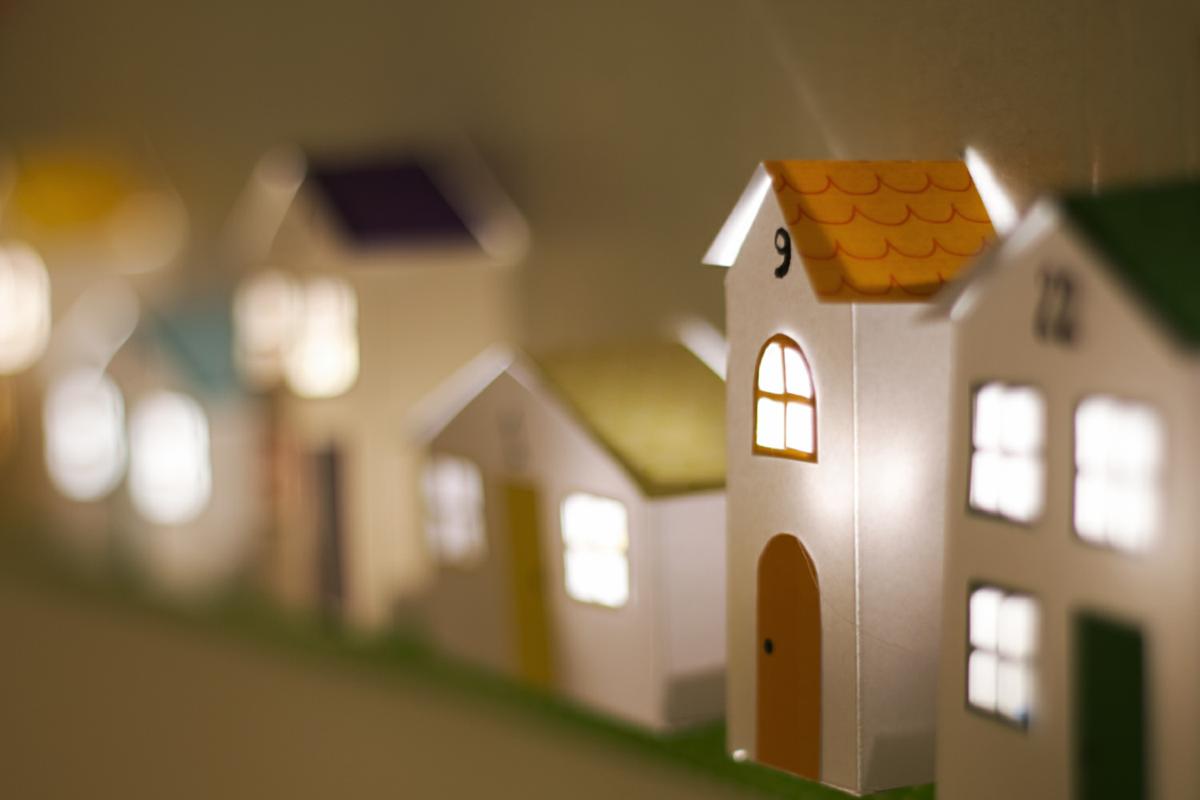 free download, casitas adviento by IamaMessBlog