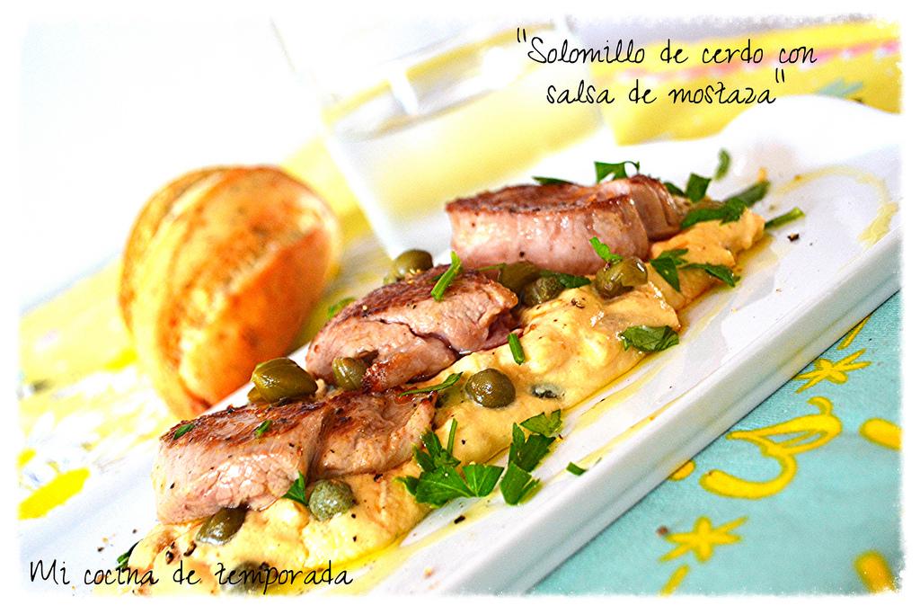 Solomillo en salsa de mostaza 010