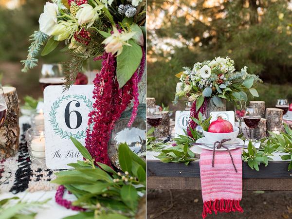 decorar mesa con flores