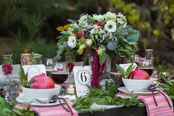 centros de mesa con flores