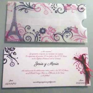 2 Tarjeta Boda detalles qmirar