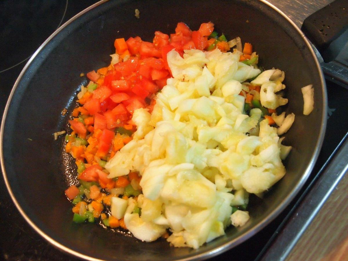 calabacín relleno de verduras