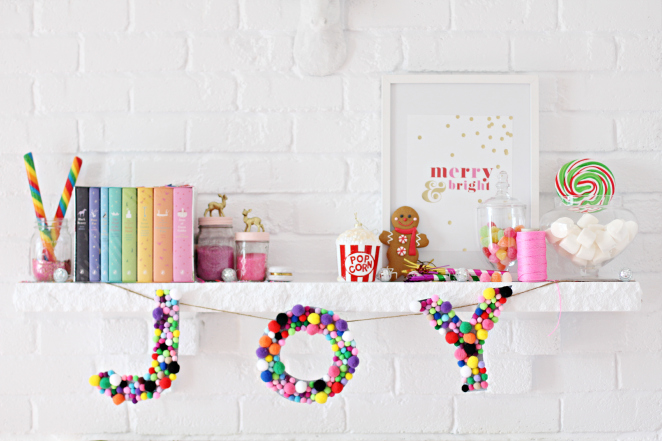 guirnalda navidad diy joy