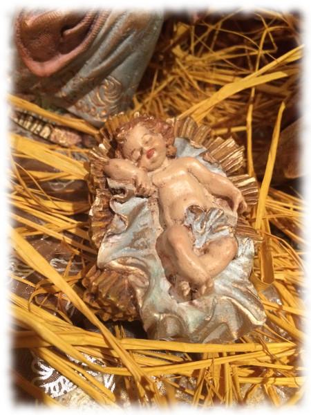 Detalle de la figura del Niño Jesús