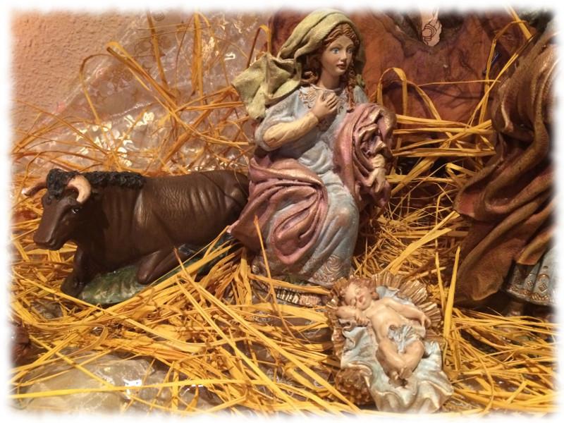 Detalle de la figura de La Virgen