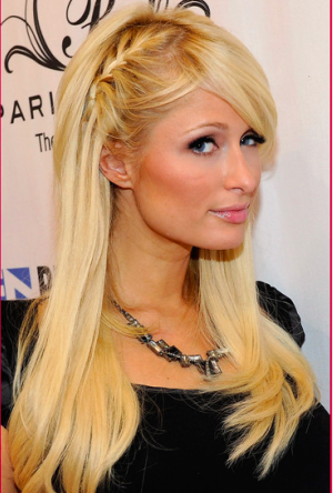 media cabeza en pelo largo