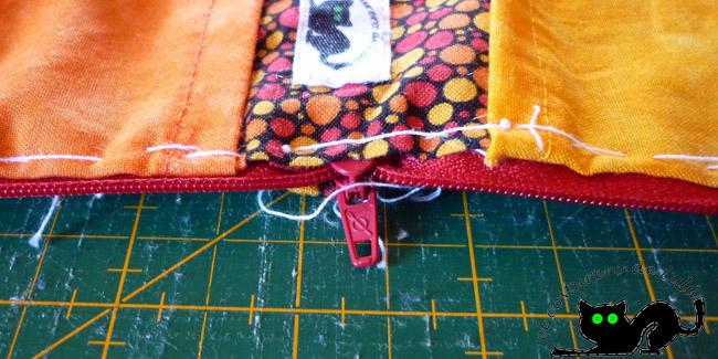 Otro detalle de la cremallera