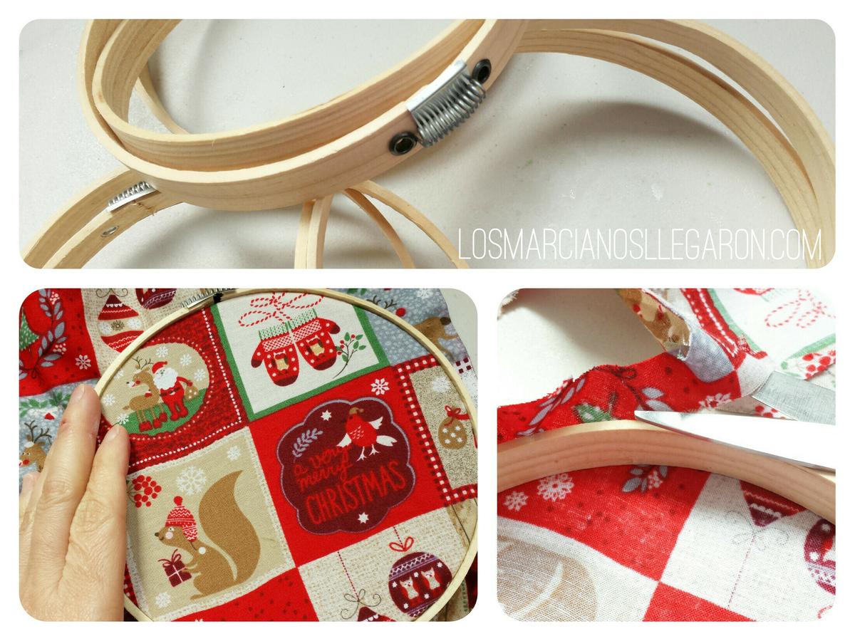 Decoración navideña de puerta