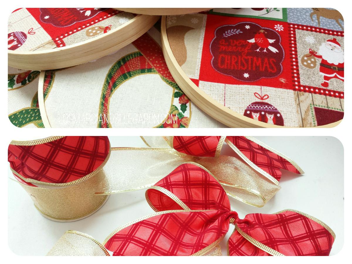 Decoración navideña de puerta