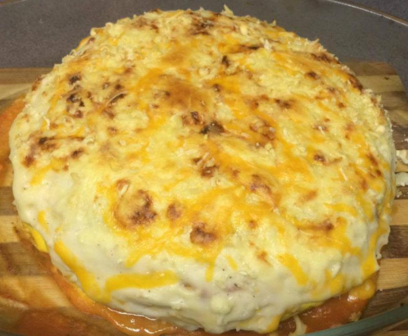 Tarta de tortillas horneada