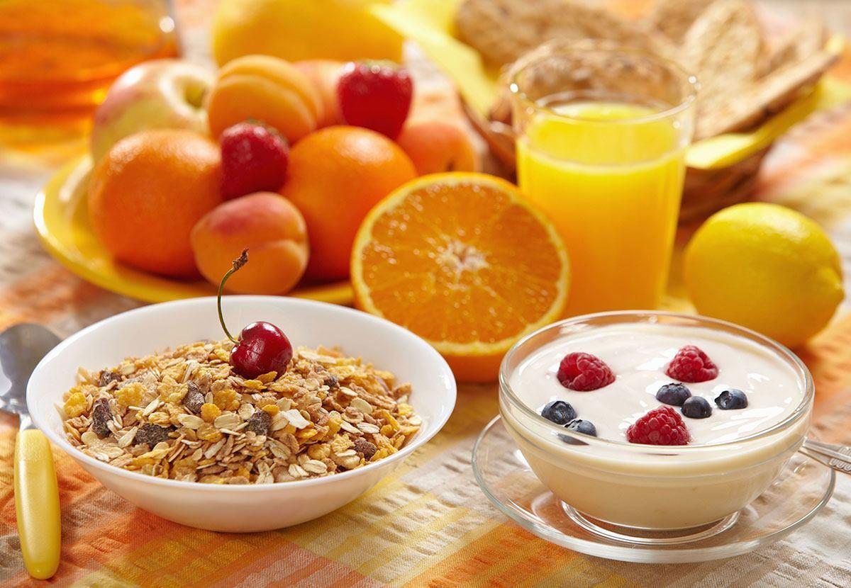 Desayuno nutritivo y sano