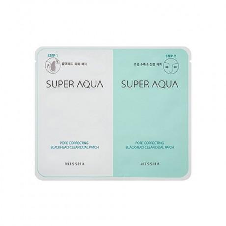 Missha Super Aqua - Pore Correcting Blackhead Clear Dual Patch
