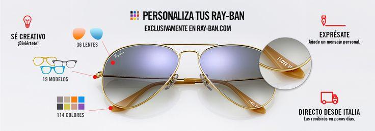 Ray ban personalizadas www.decharcoencharco.com