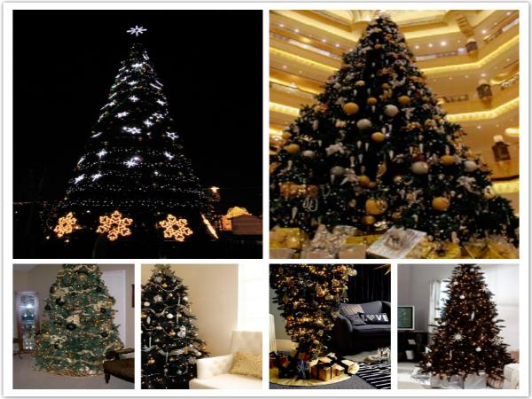 arbol navidad dorado