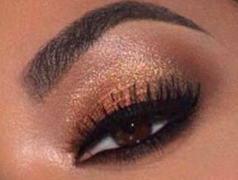 maquillaje ojos marrones