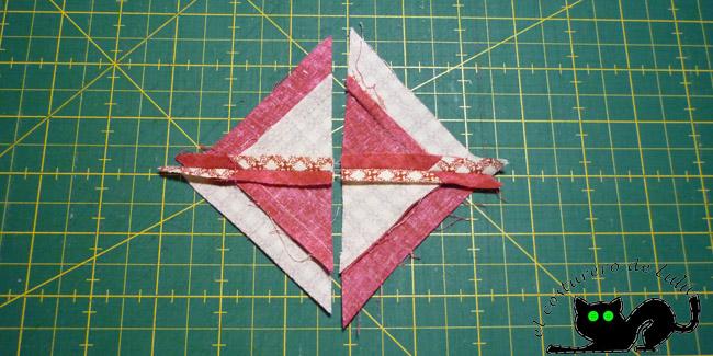 Cosemos dos triángulos juntos